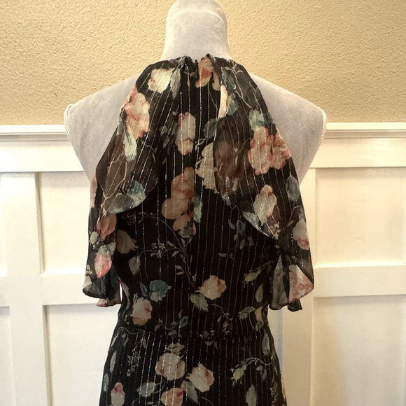 Zimmerman Master Flute Silk Dress Size:1(US:4) Ruffle GoldThread Front Slit $750 - Picture 15 of 16